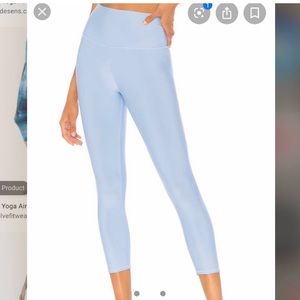 Baby blue alo yoga leggings
